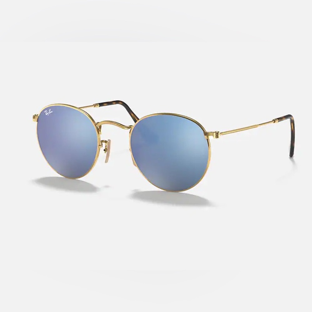 Blue circle raybans